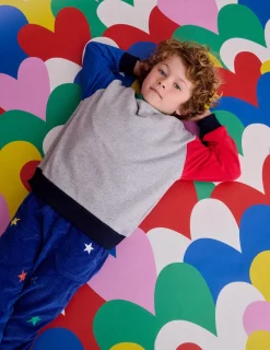 Sweatshirts & Fleeces | Oberteile & T-shirts | Boden Regenbogen-Sweatshirt-Grau Meliert GrauMeliert