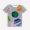 Oberteile & T-shirts | Boden Riso T-Shirt-Steuerbord-Blau/Naturweiß Weltall Steuerbord-Blau/NaturweißWeltall
