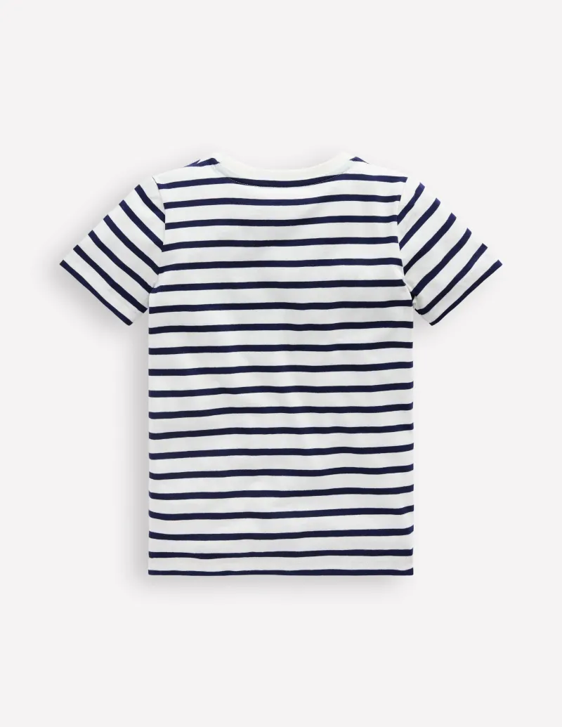 Oberteile & T-shirts | Boden Riso T-Shirt-Steuerbord-Blau/Naturweiß Weltall Steuerbord-Blau/NaturweißWeltall