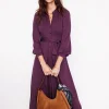 Kleider & Jumpsuits | Midi | Boden Rowena Jersey-Hemdblusenkleid mit Besatz- Black