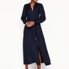 Kleider & Jumpsuits | Midi | Boden Ruby Kragenloses Hemdblusenkleid-Aqua Marine Marl AquaMarineMarl