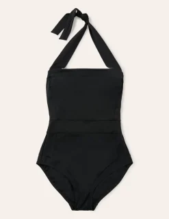 Bademode | Boden Santorini Neckholder-Badeanzug- Schwarz