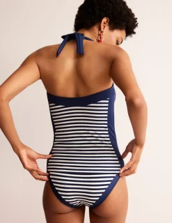 Bademode | Boden Santorini Tankini-Oberteil-Französisches Marineblau/Naturweiß Gestreift FranzösischesMarineblau/NaturweißGestreift
