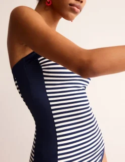 Bademode | Boden Santorini Tankini-Oberteil-Französisches Marineblau/Naturweiß Gestreift FranzösischesMarineblau/NaturweißGestreift