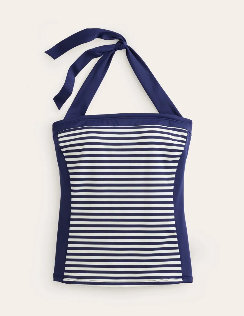 Bademode | Boden Santorini Tankini-Oberteil-Französisches Marineblau/Naturweiß Gestreift FranzösischesMarineblau/NaturweißGestreift