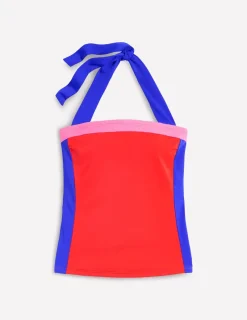 Bademode | Boden Santorini Tankini-Oberteil-Feuerrot Blockfarben FeuerrotBlockfarben