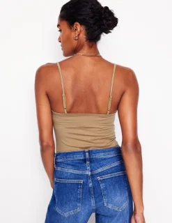 T-shirts & Tops | Oberteile | Boden Schlichtes Camisole-Oberteil- Creme-Karamellbraun