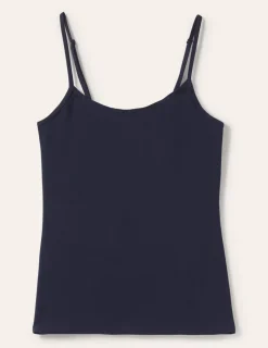T-shirts & Tops | Oberteile | Boden Schlichtes Camisole-Oberteil-Aqua Marine Marl AquaMarineMarl