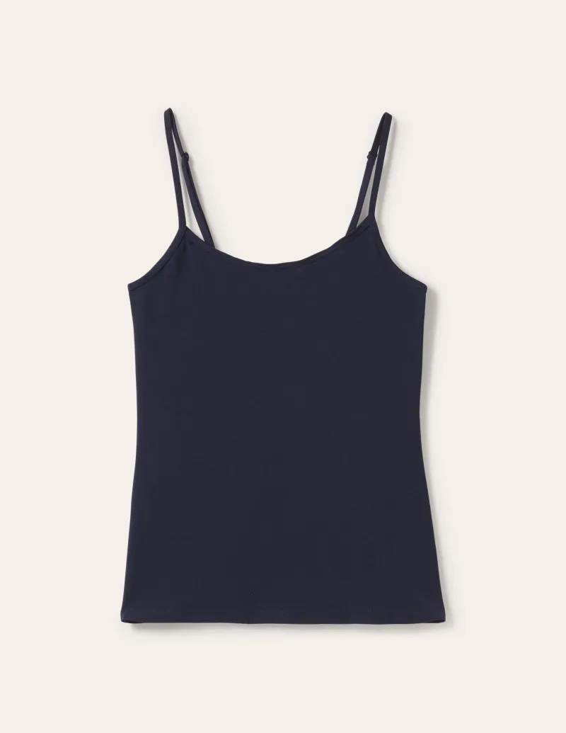 T-shirts & Tops | Oberteile | Boden Schlichtes Camisole-Oberteil-Aqua Marine Marl AquaMarineMarl