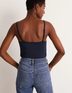 T-shirts & Tops | Oberteile | Boden Schlichtes Camisole-Oberteil-Aqua Marine Marl AquaMarineMarl