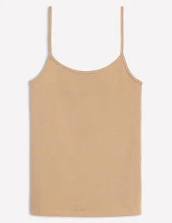 T-shirts & Tops | Oberteile | Boden Schlichtes Camisole-Oberteil- Creme-Karamellbraun