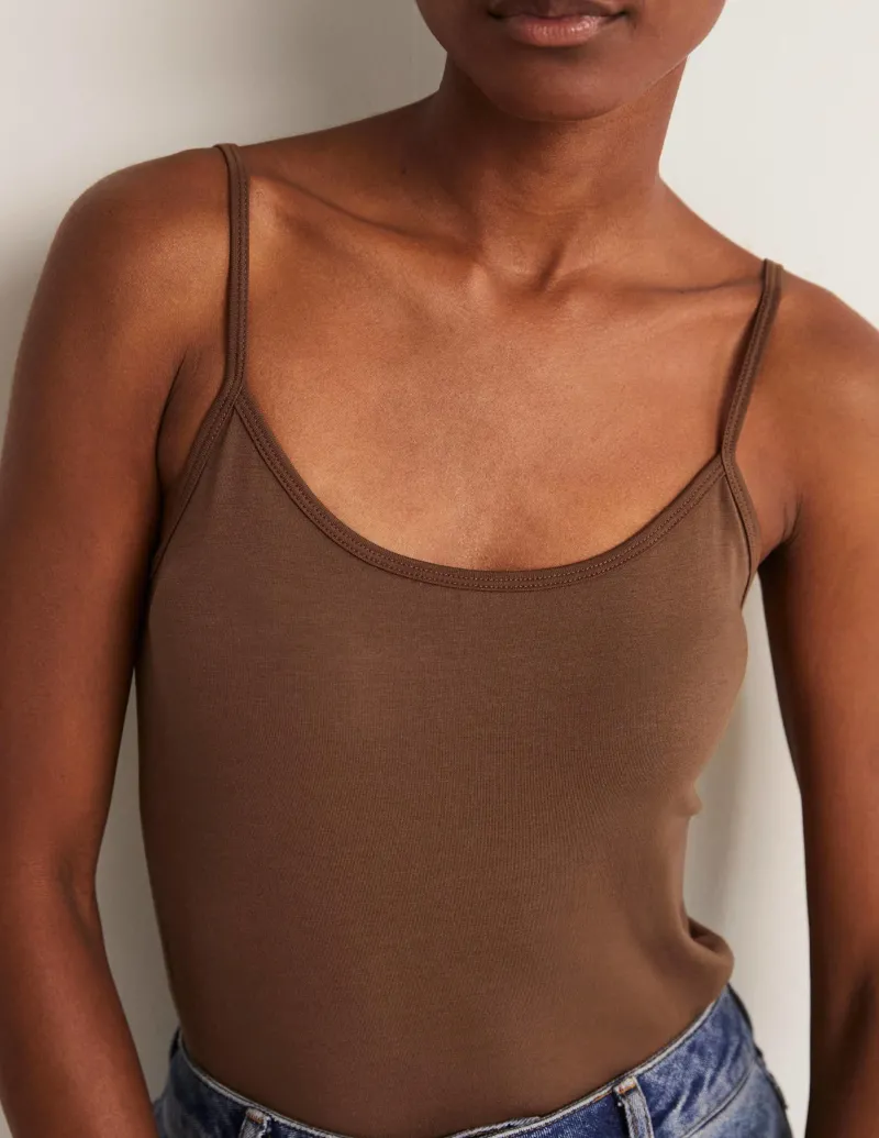 T-shirts & Tops | Oberteile | Boden Schlichtes Camisole-Oberteil- Braun