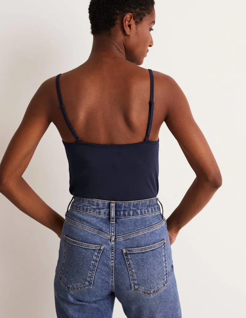 T-shirts & Tops | Oberteile | Boden Schlichtes Camisole-Oberteil-Aqua Marine Marl AquaMarineMarl