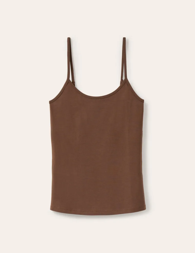 T-shirts & Tops | Oberteile | Boden Schlichtes Camisole-Oberteil- Braun