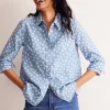 Oberteile | Hemden | Boden Sienna Baumwollhemd-Französisch-Blau, Abstrakte Punkte Französisch-Blau,AbstraktePunkte