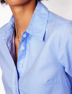 Oberteile | Hemden | Boden Sienna Baumwollhemd- Oxford-Blau