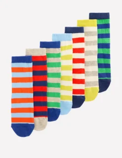 Socken & Unterwäsche | Boden Socken im 7er-Pack- Gestreift