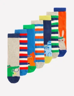 Socken & Unterwäsche | Boden Socken im 7er-Pack-Sportliche Tiere SportlicheTiere