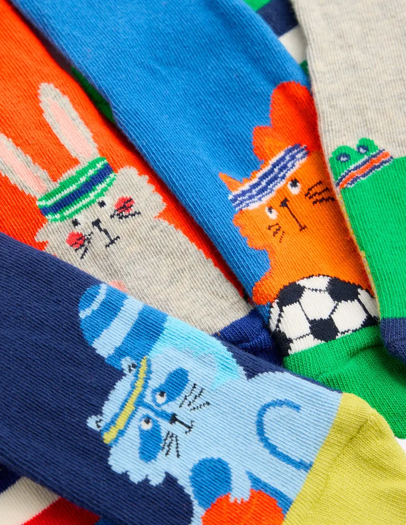 Socken & Unterwäsche | Boden Socken im 7er-Pack-Sportliche Tiere SportlicheTiere