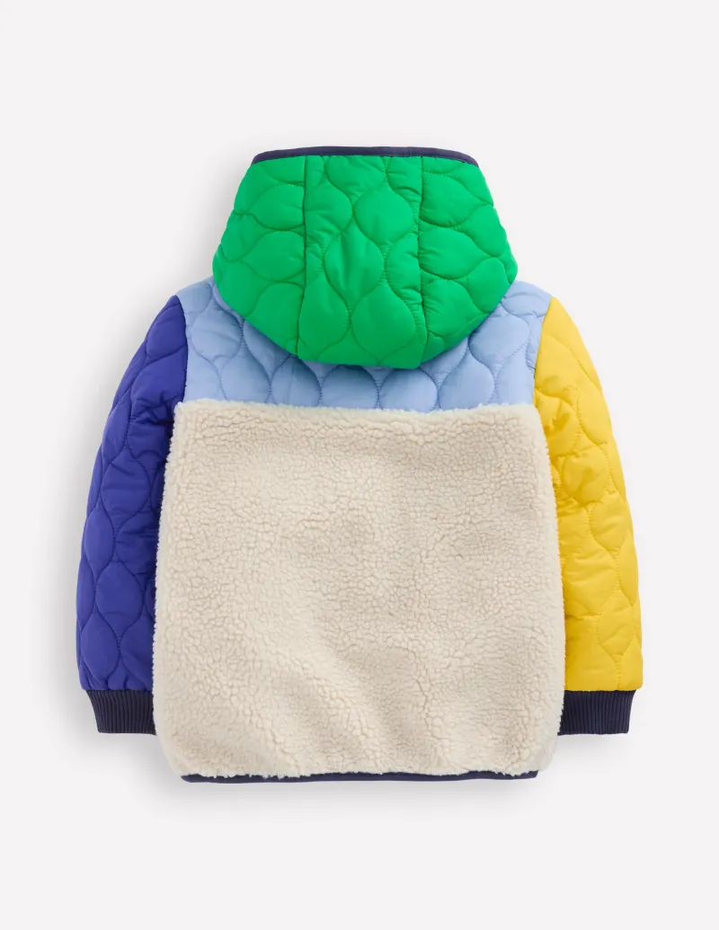 Mäntel & Jacken | Boden Steppjacke mit Teddyfell- BUNT