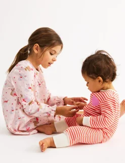 Strampler & Spielanzüge | Boden Strampler für Mädchen im 2er-Pack-Kreiderosa Hasenliebe KreiderosaHasenliebe