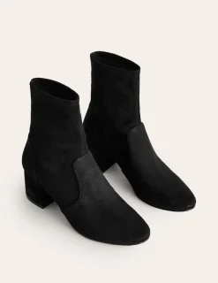 Absatzschuhe | Stiefel | Boden Stretch-Stiefeletten- Schwarz