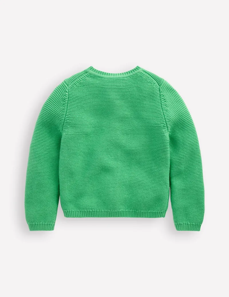 Pullover & Strickjacken | Boden Strickjacke mit Rundhalsausschnitt- Baumgrün