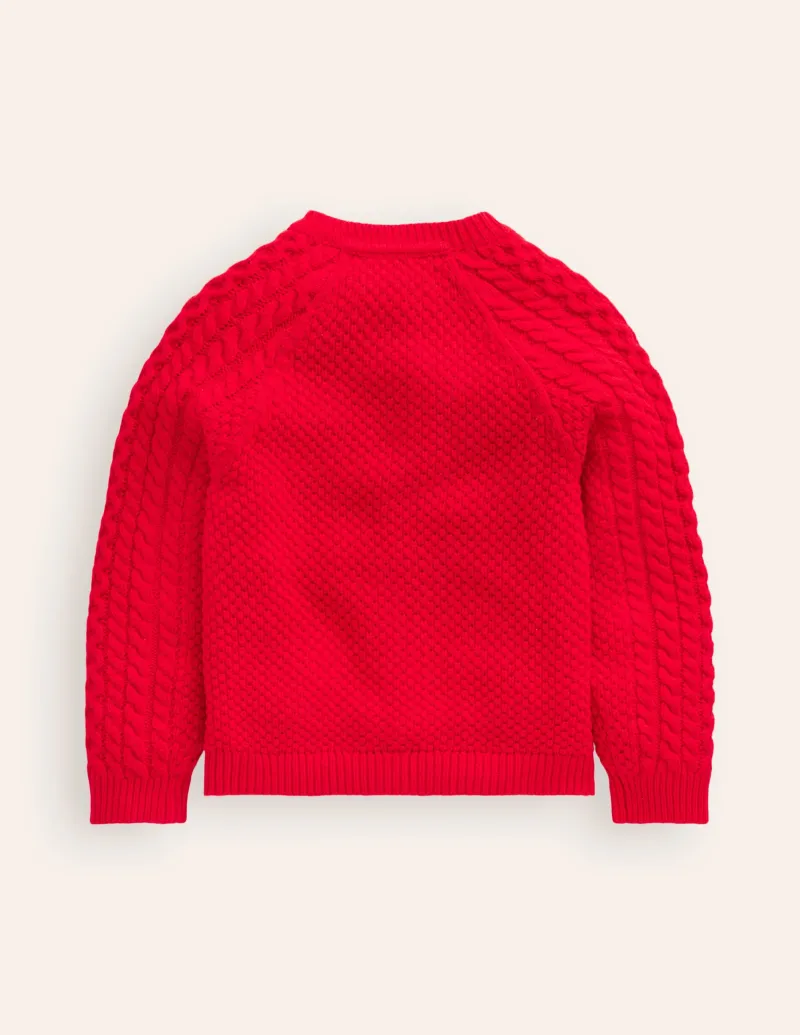 Pullover & Strickjacken | Boden Strickjacke mit Zopfmuster-Anemone Honeycomb Spot AnemoneHoneycombSpot