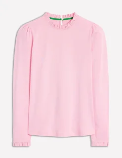 T-shirts & Tops | Oberteile | Boden Superweiches Oberteil mit Rüschendetail-Helles Lavendelblau HellesLavendelblau