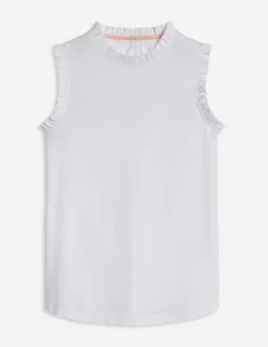 T-shirts & Tops | Oberteile | Boden Superweiches Top mit Rüschendetail- Weiß