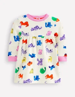 Kleider | Boden Sweatshirt-Kleid-Regenbogen Haustiere RegenbogenHaustiere