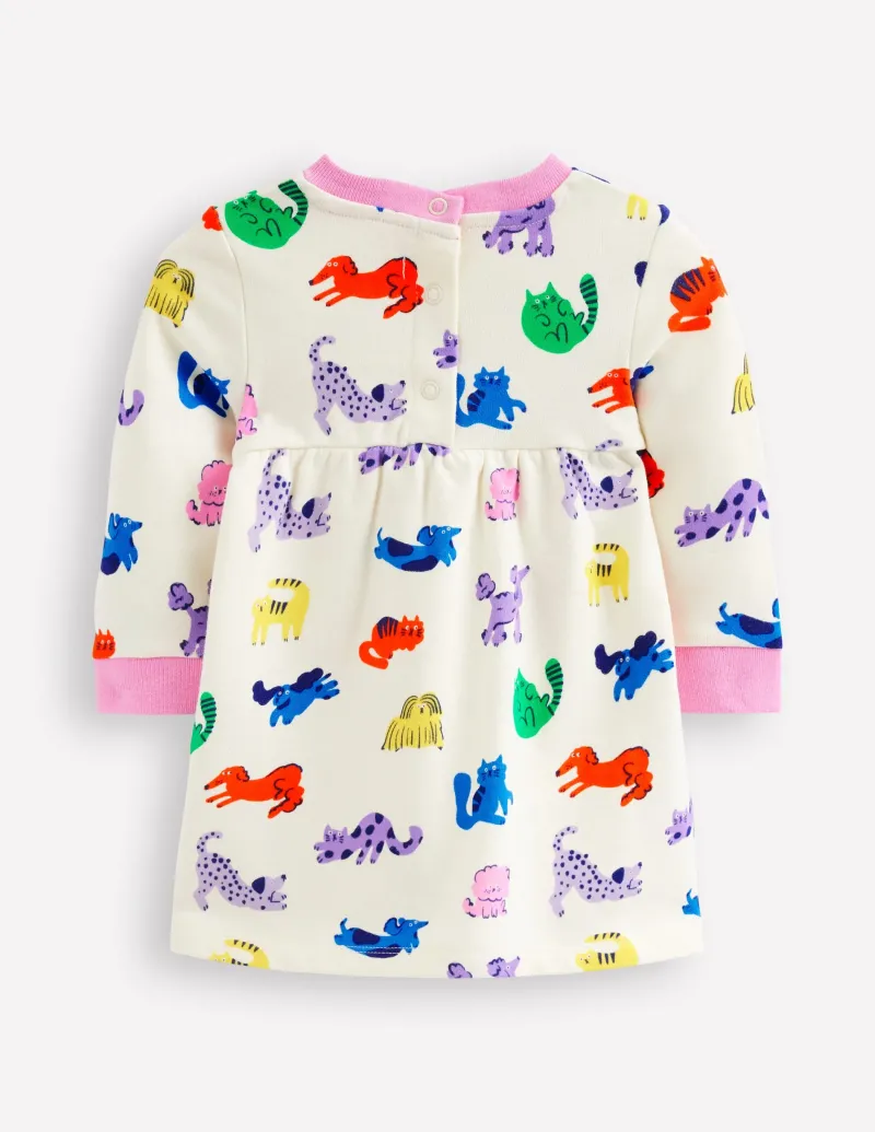 Kleider | Boden Sweatshirt-Kleid-Regenbogen Haustiere RegenbogenHaustiere