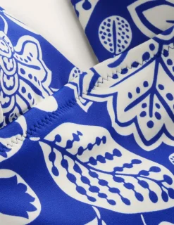 Bademode | Boden Symi Badeanzug zum Binden-Surf The Web, Gardenia Swirl SurfTheWeb,GardeniaSwirl