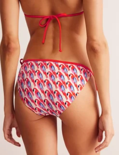 Bademode | Boden Symi Bikinihose zum Binden-Bunt, Tropischer Papagei Bunt,TropischerPapagei