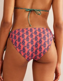 Bademode | Boden Symi Bikinihose zum Binden-Persimmon Orange Paisley PersimmonOrangePaisley