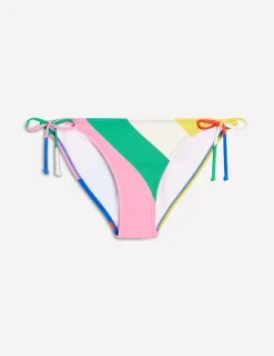 Bademode | Boden Symi Bikinihose zum Binden-Bunt, Regenbogendesign Bunt,Regenbogendesign