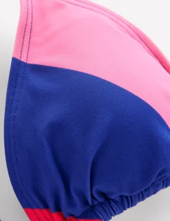 Bademode | Boden Symi Bikinioberteil zum Binden-Bunt, Regenbogendesign Bunt,Regenbogendesign