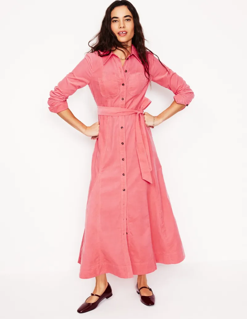 Kleider & Jumpsuits | Midi | Boden Tess Midi-Hemdblusenkleid aus Cord- Azalee