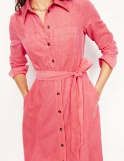Kleider & Jumpsuits | Midi | Boden Tess Midi-Hemdblusenkleid aus Cord- Azalee