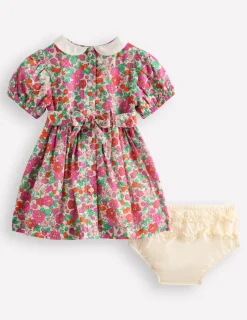 Kleider | Boden Traditionelles Smokkleid-Rosa Apfelblüte Blumenmuster RosaApfelblüteBlumenmuster
