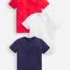 Oberteile & T-shirts | Boden T-Shirt aus Flammgarn im 3er-Pack-Klassisch Bunt Set KlassischBuntSet
