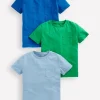 Oberteile & T-shirts | Boden T-Shirt aus Flammgarn im 3er-Pack-Fröhlich Bunt Set FröhlichBuntSet