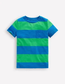 Oberteile & T-shirts | Boden T-Shirt für den Alltag- Blassgrün/Steuerbordblau