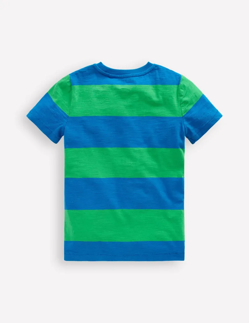 Oberteile & T-shirts | Boden T-Shirt für den Alltag- Blassgrün/Steuerbordblau