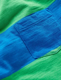 Oberteile & T-shirts | Boden T-Shirt für den Alltag- Blassgrün/Steuerbordblau