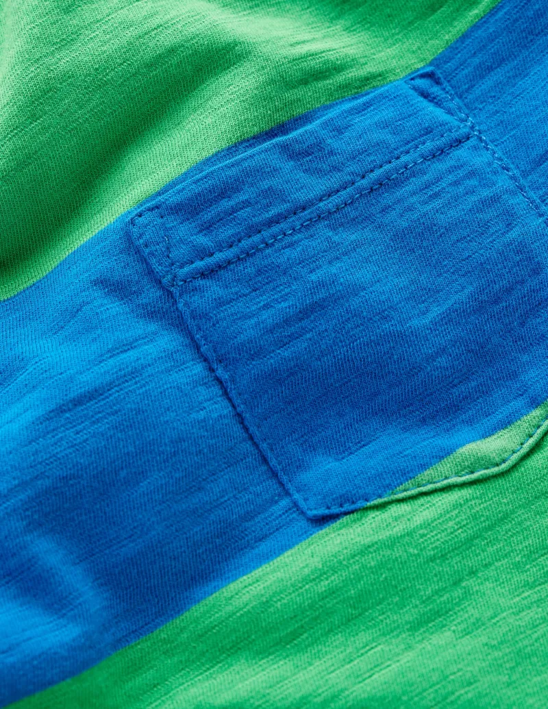 Oberteile & T-shirts | Boden T-Shirt für den Alltag- Blassgrün/Steuerbordblau