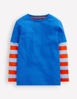 Oberteile & T-shirts | Boden T-Shirt im Lagenlook- Blau