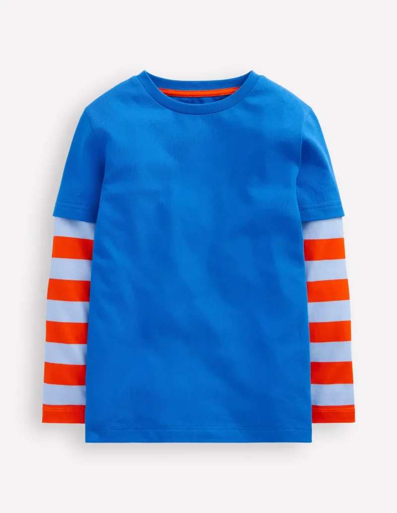 Oberteile & T-shirts | Boden T-Shirt im Lagenlook- Blau