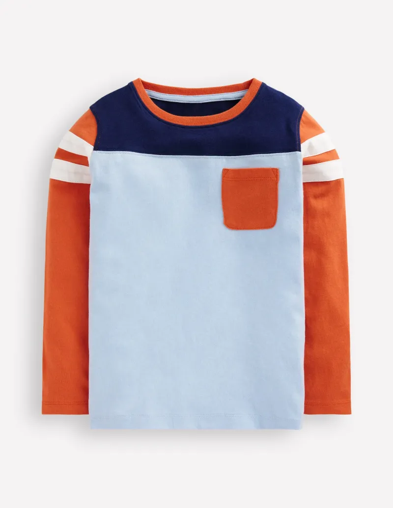 Oberteile & T-shirts | Boden T-Shirt in Blockfarben-Gletscherblau Blockfarben GletscherblauBlockfarben