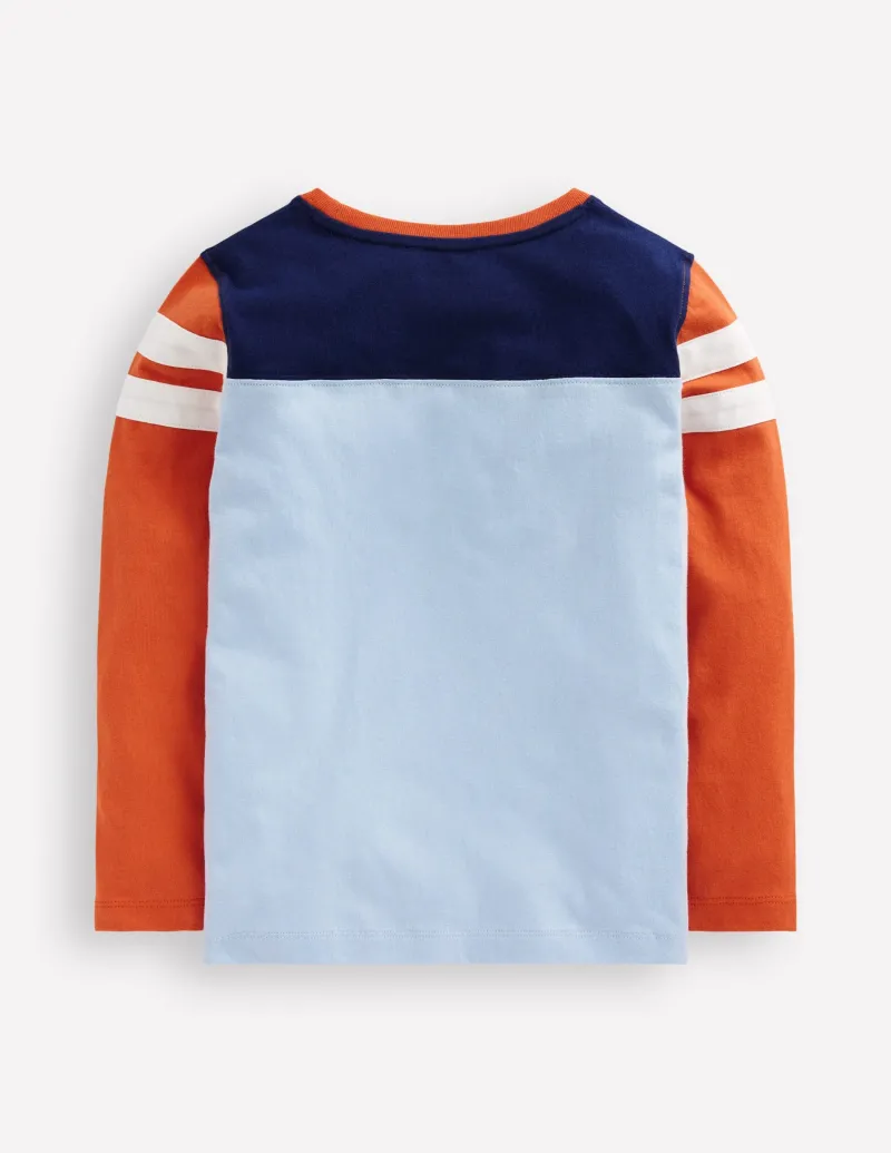 Oberteile & T-shirts | Boden T-Shirt in Blockfarben-Gletscherblau Blockfarben GletscherblauBlockfarben